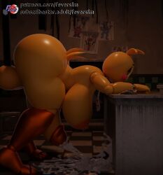 2024 3d 3d_(artwork) animatronic anthro areola ass avian balls beakless big_areola big_ass big_balls big_breasts big_butt big_nipples big_penis bird blush blush_stickers bodily_fluids breasts chicken cum cum_on_ground digital_media_(artwork) feathers feversfm five_nights_at_freddy's five_nights_at_freddy's_2 futanari galliform gallus_(genus) genital_fluids genitals glistening glistening_body glistening_butt hanging_breasts hi_res huge_ass huge_balls huge_breasts huge_butt huge_cock hyper hyper_genitalia hyper_penis intersex lovetaste_chica machine nipples non-mammal_breasts orange_areola orange_body orange_nipples penis phasianid robot runaboo_chica scottgames solo tail tail_feathers text thick_thighs toy_chica_(fnaf) url yellow_body