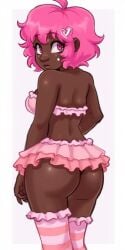 ass bikini fnf_mods friday_night_funkin human_pink_impostor_(fnf_mod) lavenderflamess vs_impostor