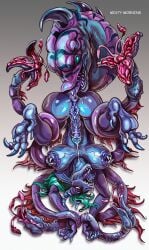absurd_res ahe_gao anal anthro anus aroused ass bodily_fluids breasts cum dragon feet female foot_fetish futanari genital_fluids genitals herm hi_res intersex invalid_tag licking looking_pleasured misty_morning mythological_creature mythological_scalie mythology nipples nude oral penetration pussy rimming scalie sex tail tentacle tongue vulva
