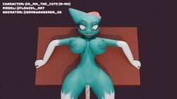 3d 3d_animation arte_(r-mk) blender blue_body blue_skin bouncing_breasts breasts breasts_out eyeshadow fangs female female_focus flowzel furry male male/female nipples open_mouth penis pussy r-mk sex somewanderer table tagme vaginal_penetration visible_nipples