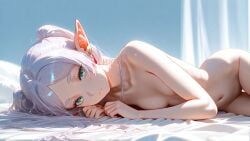 ai_generated breasts elf frieren nipples small_breasts small_tits tits_out
