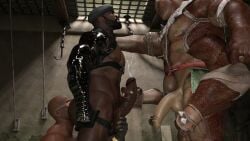 ass big_ass big_penis bubble_ass bubble_butt cock cumingsoon69 dark-skinned_male dark_skin darrius dick flaccid flaccid_cock flaccid_penis four_arms gay goro handjob huge_ass huge_butt huge_cock interspecies jax_briggs masturbating masturbating_other masturbating_while_rimming masturbation mmm_threesome mortal_kombat muscular muscular_male netherrealm_studios penis rimjob rimming rimming_male round_ass round_butt shokan thick_ass thick_butt thick_penis threesome