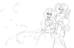 2017 anthro anthrofied areola clothing cum cutie_mark duo equine excessive_cum eyewear fan_character female fishnet friendship_is_magic glasses horn horse hybrid jay_(oc) jrvanesbroek legwear male mammal monochrome my_little_pony pony pose sex sketch socks spanking story story_in_description stripes sunglasses tail_wraps tape thigh_sex unicorn vinyl_scratch_(mlp) wraps zebra