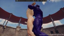 3dx big_penis fantasy game game_over gay_domination gay_sex gladiator gladiators muscular muscular_legs muscular_male pale-skinned_male pale_body pale_skin penis troll troll_male twink violet_skin