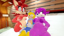 3d fiona_fox flying_squirrel hotel_room married_couple nicolette_the_weasel pregnancy pregnant pregnant_belly pregnant_female ray_the_flying_squirrel sfm silverknight395 sonic_(series) source_filmmaker tagme weasel wedding_ring