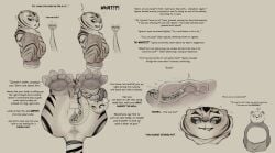 4_fingers 4_toes absurd_res anthro anus ass bite biting_lip blush bodily_fluids breasts clothing dirty_talk dreamworks duo ejaculation english_text feet felid female female/female fingers genital_fluids hi_res kung_fu_panda male mammal master_po_ping master_tigress master_viper multiple_scenes narrowed_eyes nipples nude pantherine penetration reptile sanido scalie small_breasts snake story stripes text tiger toes uterus vaginal_fluids vaginal_penetration vaginal_penetration vaginal_squirting x-ray_view