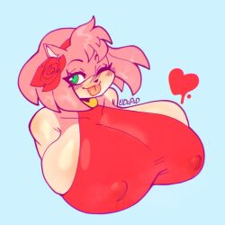 amy rose from sega by diipiid