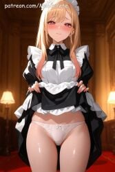 ai_generated anime beautiful beauty blush blush breasts cute embarassed_nude_female embarrassed embarrassed_female embarrassed_nude_male eyes female flat_belly girl girly high_quality high_resolution highres human innocent kitagawa_marin legs long_hair looking looking_at_viewer love maellepetite maid maid_apron maid_headdress maid_outfit maid_uniform medium_breasts naked nsfw nude nude_female nudity oil oiled oiled_body oiled_skin petite petite_body petite_female pose shiny_skin shy skinny skirt_lift skirt_pull skirt_up slim slim_waist small_breasts sono_bisque_doll_wa_koi_wo_suru teenage_girl uncensored young