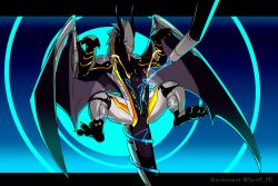 dragon feral hi_res hwolfhr machine male mythological_creature mythological_scalie mythology robot scalie solo wings