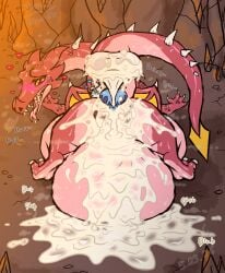 balls big_balls big_knot big_penis blizzate bodily_fluids bouncing_sound_effect butt canid canine cave chimera cum cum_inflation cum_inside cum_splash cum_splatter cumflated_belly dragon duo excessive_cum excessive_genital_fluids feet female feral fox genital_fluids genitals hi_res hindpaw hyper hyper_genitalia impregnation_request inflation knot knot_bulge knot_fucking male male/female mammal mythological_creature mythological_scalie mythology paws penis scalie sex size_difference thick_thighs