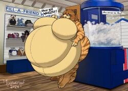 bbw big_breasts breasts cleavage female furry huge_breasts hyper_breasts mexifurfoof overweight tagme thick_thighs wide_hips