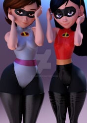 2girls 3d big_ass big_breasts big_thighs breasts bubble_ass bubble_butt chest curvaceous curvy curvy_figure daughter disney elastigirl female firm_ass helen_parr hips hourglass_figure huge_ass huge_breasts huge_thighs large_ass large_breasts large_thighs legs light-skinned_female light_skin mature mature_female milf mother mother_and_daughter older_female older_female_and_younger_female pixar pixar_mom round_ass slim_waist the_incredibles thick thick_ass thick_hips thick_legs thick_thighs thighs violet_parr voluptuous voluptuous_female vtemp waist wide_ass wide_hips wide_thighs younger_female