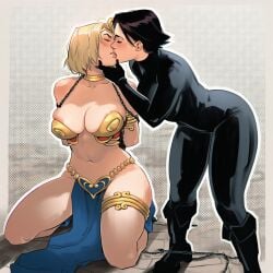 2girls ai_generated alien alien_girl alien_humanoid alien_look_like_human ass big_ass big_breasts big_thighs blonde_female blonde_hair breasts curvaceous curvy curvy_figure dc dc_comics digital_media_(artwork) faora_hu-ul female femdom femsub hero heroine hips hourglass_figure huge_ass huge_breasts huge_thighs humanoid justice_league justice_society_of_america kara_zor-el kara_zor-l karen_starr kryptonian large_ass large_breasts large_thighs legs light-skinned_female light_skin mature mature_female phophopho power_girl slim_waist superhero superheroine superman_(series) supervillain supervillainess thick thick_hips thick_legs thick_thighs thighs villain villainess voluptuous waist wide_hips wide_thighs