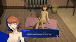 1girl 1girls 3d 3d_(artwork) accidental_circumstance accidental_exposure annoyed annoyed_expression boobs breasts brunette dorm dorm_room dormitory embarrassed embarrassed_expression embarrassed_female embarrassed_nude_female enf naked naked_female nude nude_female on_the_floor persona_3 persona_3_reload sfm shoulder_length_hair socartos source_filmmaker talking_to_viewer tits towel yukari_takeba