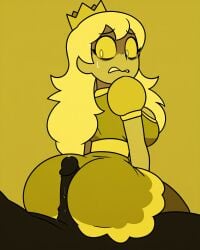 1boy 1girls absurd_res ai_generated ass assjob buttjob cassidy_(fnaf) cleavage clothed_assjob colored_sclera colored_skin crown dress dubious_consent duo falsegate five_nights_at_freddy's fnaf hetero highres large_ass large_breasts long_hair looking_back nervous pantyhose penis_between_ass princess_quest princess_quest_(fnaf) rape scared self_upload shaded_face sitting_on_lap stable_diffusion straight thick_thighs twitter_link uncensored wide_hips yellow_dress yellow_eyes yellow_hair yellow_sclera yellow_skin