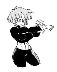 1girls abdomen abs belly belly_button big_boobs big_breasts big_butt big_tits big_titties black_clothes black_clothing curvaceous curvy curvy_body curvy_female curvy_figure dragon_ball dragon_ball_multiverse erect_nipple erect_nipples erect_nipples_under_clothes erection erection_under_clothes female female_focus female_only funsexydragonball muscle_mommy muscular muscular_arms muscular_female panties phipsil sexy sexy_body sexy_female sexy_pose short_hair spandex spandex_clothing spandex_pants thick thick_ass thick_legs thick_thighs