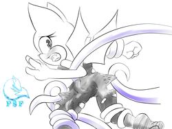 blush female frozesolidfox rouge_the_bat sega sonic_(series) tentacle