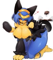 1girls ass big_ass big_breasts big_thighs boob_window breasts busty cat_ears cat_girl cat_tail cleavage feline female female_only giant_breasts gigantic_ass gigantic_breasts gigantic_thighs huge_ass huge_breasts huge_thighs hyper hyper_ass hyper_thighs large_breasts mouth_open no_panties pal_(species) palworld plump_thighs scribbledmoon sekhmet_(pal) thick_thighs thighs thunder_thighs voluptuous voluptuous_female wide_hips