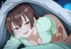 bed boobs cute_face masturbation night penis pov sex sexual sexy_pose sister smile suou_yuki tokidoki_bosotto_russian_de_dereru_tonari_no_alya-san waifu