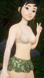 beautiful black_hair delicious japanese kena:_bridge_of_spirits kena_(character) kenahot kenamodnude kenanude naked naked_female picture_frame sexy sexy_body solo video_games