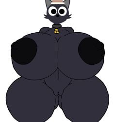 anthro anthropomorphic big_ass big_breasts big_butt boobs breasts cow_bell cow_bell_collar cringe fanart female fox fox_girl hot hyper_ass hyper_breasts naked naked_female nipples nsfw nude nude_female pussy sexy tits unknown_artist vagina wtf