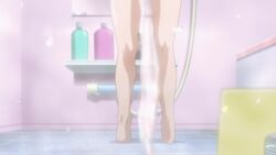 animated ass bath black_hair breasts brown_eyes kotegawa_yui long_hair navel screencap to_love-ru to_love-ru_darkness wet