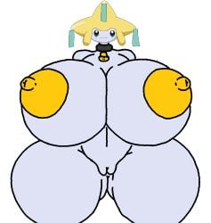 anthro anthropomorphic bell big_boobs big_breasts big_tits boobs breasts collar colored_areola colored_nipples dog_collar extra_thicc extra_thick female female_only hot jirachi legendary_pokemon mythical_pokemon naked naked_female nipples nsfw nude nude_female pokegal pokegirl pokegirl_as_pokemon pokemon pokemon_(species) pokemorph pussy sexy thicc thick tits transparent_background transparent_png vagina white_female white_skin yellow_areola yellow_nipples
