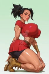 1girls ai_generated alien alien_girl alien_humanoid ass_bigger_than_head big_ass big_breasts big_thighs breasts breasts_bigger_than_head bust busty chest child_bearing_hips curvaceous curvy curvy_figure digital_media_(artwork) dragon_ball dragon_ball_super dragon_ball_z dumptruck_ass dumptruck_butt female hips hourglass_figure huge_ass huge_breasts huge_thighs humanoid kale large_ass large_breasts large_thighs legs light-skinned_female light_skin mature mature_female mature_figure saiyan saiyan_female shounen_jump slim_waist tan-skinned_female tan_body tan_skin thick thick_ass thick_hips thick_legs thick_thighs thighs thighs_bigger_than_head urumcevarts voluptuous voluptuous_female waist wide_hips wide_thighs