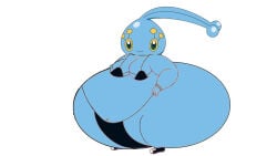 anthro belly bikini black_bikini boobs breasts fanart fat fat_female fat_girl female gamefreak inflation legendary_pokemon manaphy mythical_pokemon nintendo pokemon pokemon_(species) sexy thicc thick unknown_artist