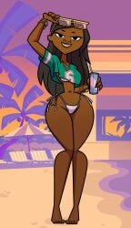 2d busty dark-skinned_female dark_skin dzk female female_focus female_only grand_theft_auto_vi gta_vi_cover_girl hourglass_figure jasmine_(tdi) total_drama:_pahkitew_island total_drama_(series) total_drama_island wide_hips