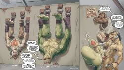 anal anal_penetration anal_sex anthro anthro_on_anthro anthro_penetrated bdsm beralin bound canine chains cum cum_in_ass cum_inside dialogue dog english english_text furry furry_male furry_only gay gay_anal gay_sex glory_hole glory_wall gloryhole lizard male male/male male_only prison prisoner punishment reptile reptile_humanoid through_wall wall wolf