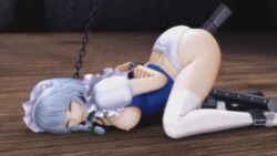 16:9 3d @oz animated approximated_aspect_ratio arms_behind_back blue_hair bondage braid breasts breasts_out chains closed_eyes collar dildo female helpless insertion maid maid_headdress moaning nipples on_floor panties panties_aside sakuya_izayoi shackle short_hair solo spreader_bar thighhighs top-down_bottom-up touhou twin_braids underwear vaginal_penetration vibrator white_legwear