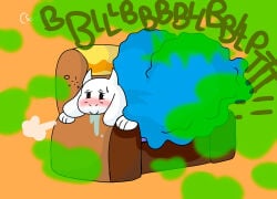 2d 2d_(artwork) blanket blush blushing brappycatty couch drunk fart fart_fetish farting farting_on_object female female_focus female_only heavy_breathing horns image orange_background saliva saliva_trail silly silly_face sunniefunnie sweat tagme toriel_(undertale) undertale_(series) white_body