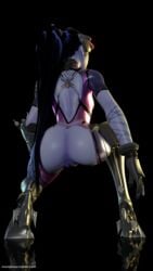 1girls 3d ass big_ass big_butt blender female female_only mavixtious overwatch render solo widowmaker