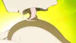 animated animated_gif approximated_aspect_ratio breast_licking breasts iyashite_agerun_saiyuuki licking lowres nipples open_mouth saliva screenshot tongue