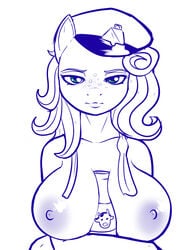 anthro anthrofied breasts equine female horse milky_way_(character) milky_way_(mlp) milky_way_(oc) my_little_pony penis ponideathmarch pony