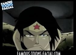 animated big_breasts black_hair bouncing_breasts breasts brown_eyes cartoon_network cum cum_between_breasts cum_in_mouth cum_inside cum_on_face cum_on_hair dark-skinned_female dark_skin dc dc_comics drawn-hentai ejaculation_between_breasts faceless_male famous-toons-facial female justice_league long_hair looking_at_viewer male nipples nude_female open_mouth paizuri pink_nipples sex tagme titjob uncensored video warner_brothers wonder_woman wonder_woman_(justice_league) wonder_woman_(series)
