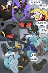 3girls anthro anthro_only artist_name artist_signature ass ass_focus black_eyes black_fur black_pupils blossonflower blue_fur blue_shorts braixen breasts brown_panties bubble_butt crying crying_with_eyes_open feet_focus female female_only furry gigantic_ass grey_topwear gym gym_clothes gym_equipment gym_shorts gym_uniform huge_ass inanimate inanimate_transformation large_ass large_breasts large_ears large_tail lopunny luxray machine magic no_socks panties pink_pupils pink_shorts pink_topwear pokemon pokemon_(species) purple_eyes red_eyes red_pupils red_shorts revenge scared_expression smiling socks speech_bubble sticking_out_tongue stink_fumes stinky struggling surprised_expression sweatdrop sweating sweaty sweaty_ass sweaty_body sweaty_feet tail tanktop thought_bubble tired torn_socks transformation treadmill umbreon white_fur white_tank_top yellow_eyes yellow_fur yoga_pants