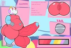 1boy absurd_res absurd_resolution absurdres animate_inanimate ass character_name character_sheet chubby chubby_belly chubby_male color color_palette digital_art digital_media_(artwork) foreskin gumball_machine gummi_(yamwamm) hi_res high_resolution highres hyper hyper_balls hyper_genitalia hyper_penis hyper_testicles machine multicolored_body oc original_character puffy_anus saggy_balls tagme thick thick_ass thick_butt thick_hips thick_legs thick_thighs vein veins veiny_penis yamwamm