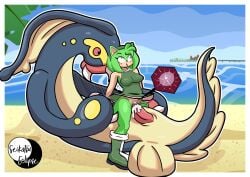 1boy 1girls alternate_color amy_rose artist_signature beach blush boots cowgirl_position crossover cum cum_in_pussy cum_inside dress dress_lift eelektross female furry furry_female generation_5_pokemon green_amy green_body green_eyes green_hair headband hedgehog_girl impregnation interspecies interspecies_impregnation male male_pokemon/female_anthro meme meme_reference ocean olympics open_mouth orgasm orgasm_face ovum ovum_with_heart penetration penis pokemon pokemon_(species) pokephilia pussy red_dress red_eyes sega seikatsueclipse sex size_difference sonic_(series) sonic_the_hedgehog_(series) vaginal_penetration x-ray