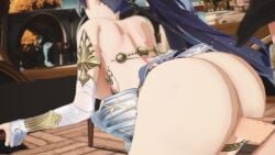 1boy 1girls 3d_animation animated bubble_butt censored censored_penis clapping_cheeks doggy_style enjoying_sex female iuno_(wuthering_waves) male male_rover_(wuthering_waves) priestess rdreamer rover_(wuthering_waves) sex sound straight tagme video wuthering_waves