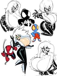1girls 2025 2boys alluring ass bailey_briggs big_ass big_breasts big_butt big_eyes bimbo bimbo_body black_and_white black_cat_(marvel) blush blush_lines bodysuit bouncing_breasts breasts bursting_breasts catsuit choker cleavage collar color colored curvaceous curvaceous_body curvaceous_female curvaceous_figure curvaceous_hips curvy curvy_body curvy_female curvy_figure curvy_hips cute enticing felicia_hardy female green_eyes hand_on_head hips huge_breasts ilikestuffdoyou jiggling_breasts large_breasts light-skinned_female light_skin male marvel marvel_comics mask masked masked_female masked_male massive_breasts oversized_breasts peter_parker pinup seducing seductive seductive_look shiny shiny_breasts shiny_clothes shiny_skin sketch skin_tight spider-boy spider-man spider-man_(black_suit) spider-man_(series) superhero superheroine symbiote symbiote_suit teasing temptation tempting theguywhodrawsalot thick thick_ass thick_breasts thick_butt thick_hips thick_thighs tight_clothes tight_clothing voluptuous voluptuous_female white_background white_fur white_hair wide_hips zipper