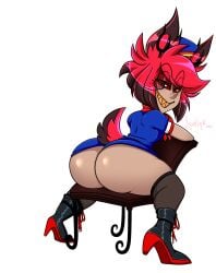 alastor_(hazbin_hotel) hazbin_hotel large_ass sqwdink