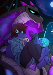 2021 2_penises 3_toes anal anal_sex animal_genitalia animal_penis anthro anthro_on_feral anthro_penetrated barefoot beverage bottomless chair_position clothed clothing coffee coffee_mug curling_toes diphallia diphallism double_penetration duo e621 feet feral feral_penetrating feral_penetrating_anthro forked_tongue from_behind_position genitals hemipenes hi_res kobold machine male male/male mimeia_(pankallisti) multi_genitalia multi_penis necktie oversized_clothing oversized_shirt oversized_topwear pankallisti partially_clothed penetration penis plantigrade reptile robot scalie sex shirt size_difference smaller_penetrated snake soles synth_(vader-san) toes tongue topwear zoophilia