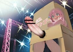 1futa ai_generated areolae balls big_areola big_balls big_breasts big_nipples big_penis big_testicles blue_eyes bocchi_the_rock! box breasts censored clothed clothing cock dick dickgirl erect_nipples erect_penis erection focus_on_penis futa_only futanari gotou_hitori huge_balls huge_breasts huge_cock huge_nipples huge_testicles human intersex japanese_text large_areolae large_balls large_breasts large_penis large_testicles light-skinned_futa light-skinned_futanari long_hair long_penis nipples penis pink_hair precum scrotum solo solo_futa testicles text veiny_penis