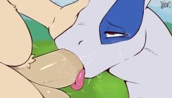 2025 ambient_among_us ambiguous_gender ambiguous_penetrated animated animated_png anthro balls biped blue_body blush blush_lines bodily_fluids detailed_background duo erection faceless_character faceless_male fellatio fur generation_2_pokemon genitals grass hand_on_head heart_symbol hi_res legendary_pokemon loop lugia male male/ambiguous male_penetrating male_penetrating_ambiguous multicolored_body nintendo nsfw_def oral oral_penetration penetration penile penile_penetration penis plant pokemon pokemon_(species) red_eyes saliva sex signature tan_body tan_fur tears tongue tongue_out tongue_out_fellatio typhlosion white_body