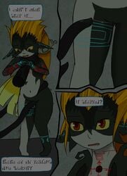 comic female furry hair imp imp_midna midna nintendo nude orange_hair pussy red_eyes shadow_beast tentacle text the_legend_of_zelda translation_request twilight_princess video_games