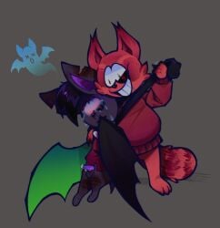 assault bat belt blood bob_velseb choking crying_with_eyes_open cut_ear cuts cuts_on_thighs death dripping_cum eyes_rolling_back giving_up_the_ghost gore grinning raccoon restrained spooky_month sr_pelo strangling strangulation streber_(spooky_month) tapering_penis