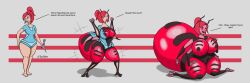 2020 3_fingers 3_toes 4_arms absurd_res animal_humanoid ant ant_humanoid antennae_(anatomy) arm_growth arthropod arthropod_abdomen arthropod_humanoid artist_name ass black_nipples blue_clothing blue_eyes blue_shirt blue_topwear blush breast_expansion breasts butt_expansion clothing dialogue digital_drawing_(artwork) digital_media_(artwork) english_description english_text expansion feet female fingers fused_fingers fused_toes grey_background growth hair hand_feet hand_on_butt hand_on_own_breast hand_on_own_butt hi_res holding_object holding_syringe holding_tool honeypot_ant human human_to_humanoid humanoid hybrid hymenopteran hymenopteran_humanoid insect_humanoid insects limb_growth mammal multi_arm multi_limb nipples open_mouth pink_body pink_skin pink_tongue ponytail red_hair sammy_(tyrolea) sequence serum shadow shirt simple_background solo species_transformation syringe text three_frame_image three_frame_sequence toes tongue tools topwear transformation transformation_sequence tyrolea