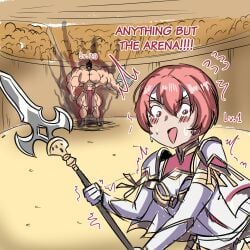 1boy 1girls absurd_res anus arena ass begging defeated defeated_heroine english_text est_(fire_emblem) fire_emblem fire_emblem:_mystery_of_the_emblem fire_emblem:_shadow_dragon_and_the_blade_of_light fire_emblem_echoes:_shadows_of_valentia fire_emblem_gaiden fire_emblem_heroes game_ui gameplay gameplay_mechanics grayside highres huge_ass imminent_defeat imminent_mating_press imminent_rape imminent_sex level_difference level_number motion_lines muscular muscular_male nintendo open_mouth pink_eyes pink_hair sweat sweating text
